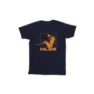 Miles Davis Mens Orange Square T-Shirt